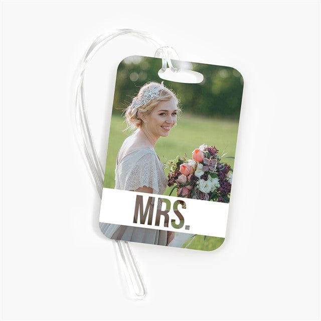 BRIDE TO BE- GEOMETRICAL LUGGAGE TAG main image 1