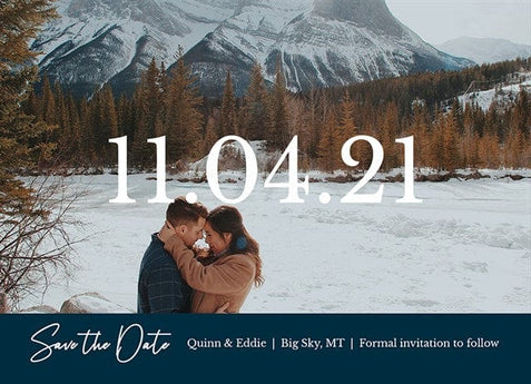 Celebrate Our Love-Postcards-Nations Photo Lab-Landscape-Dark Cerulean-Nations Photo Lab
