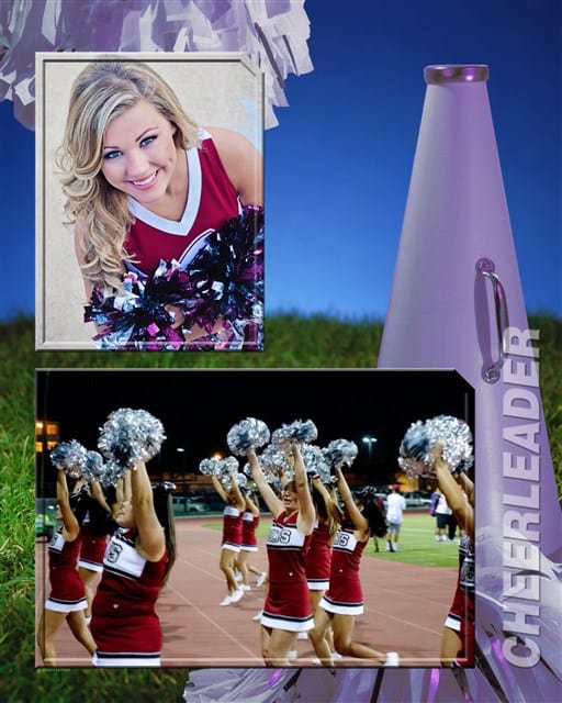 Cheerleading 1 Portrait | Memory Mates | Nations Photo Lab