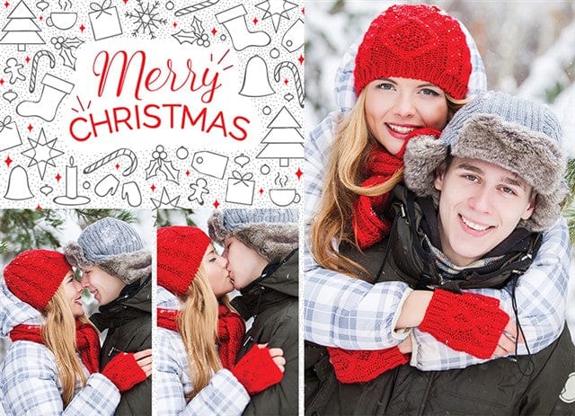 Christmas Cutouts-Postcards-Nations Photo Lab-Landscape-Nations Photo Lab