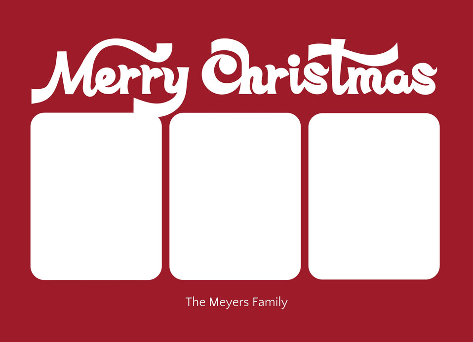 Christmas Merry-Postcards-Nations Photo Lab-Landscape-Nations Photo Lab