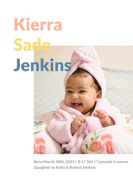 Colorful Cutie-Postcards-Nations Photo Lab-Portrait-Wax Flower-Nations Photo Lab