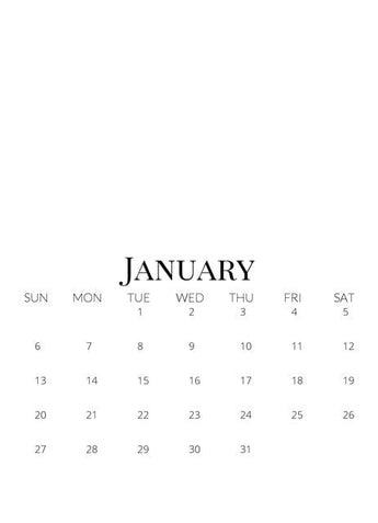 Create Your Own Personalized Monthly Desk Calendar