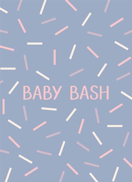 Cute Confetti Girl Invite