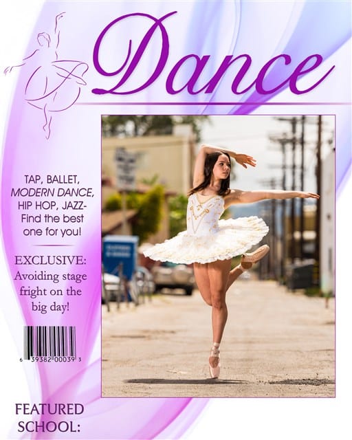 Dance 3 Portrait | Magazine Cover | Nations Photo Lab
