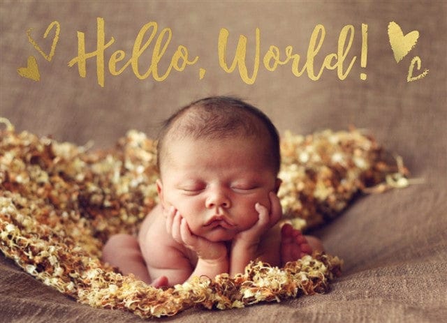 Darling Debut-Foil Cards-Nations Photo Lab-Landscape-Nations Photo Lab