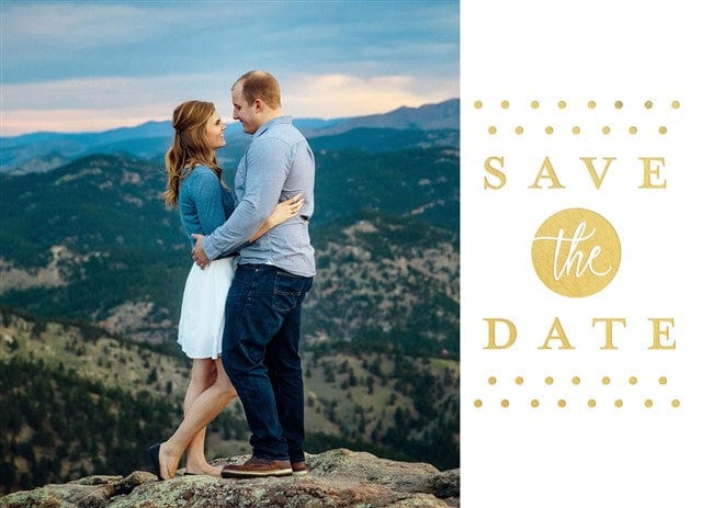 Darling Dots-Foil Cards-Nations Photo Lab-Landscape-Nations Photo Lab