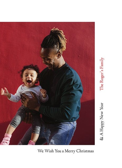 Fa La La Frame-Postcards-Nations Photo Lab-Portrait-Black Stain-Nations Photo Lab