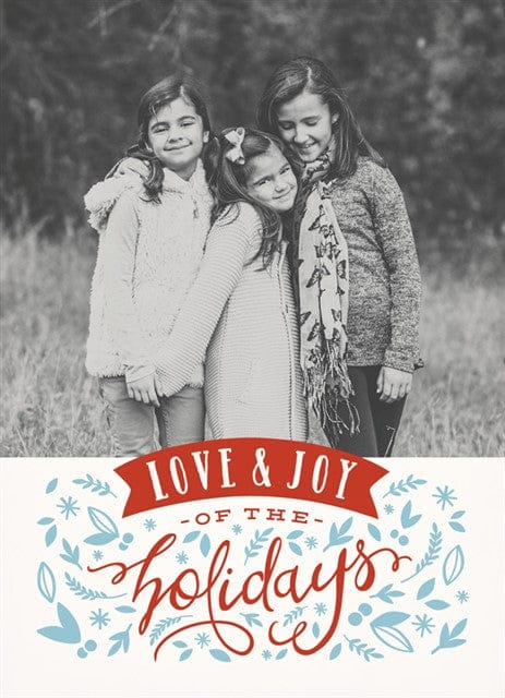 Festive Love and Joy-Postcards-Nations Photo Lab-Portrait-Nations Photo Lab