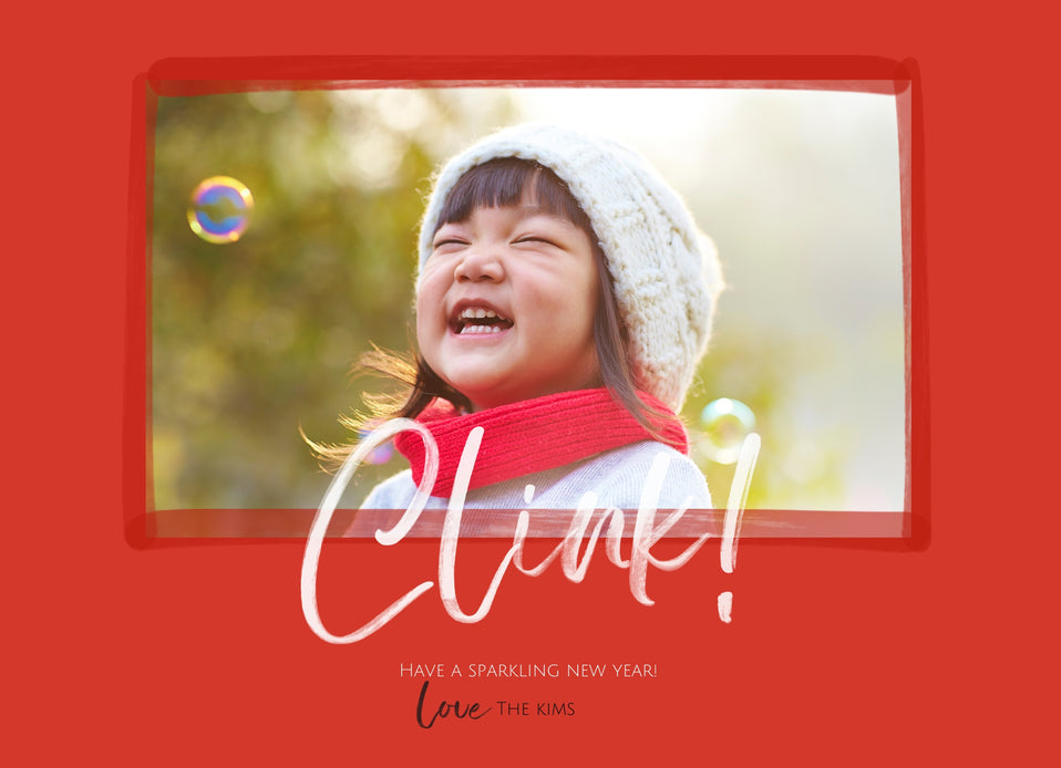 Festive Script-Postcards-Nations Photo Lab-Landscape-Persian Red-Happy New Year-Nations Photo Lab