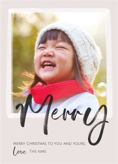 Festive Script-Postcards-Nations Photo Lab-Portrait-Platinum-Merry Christmas-Nations Photo Lab
