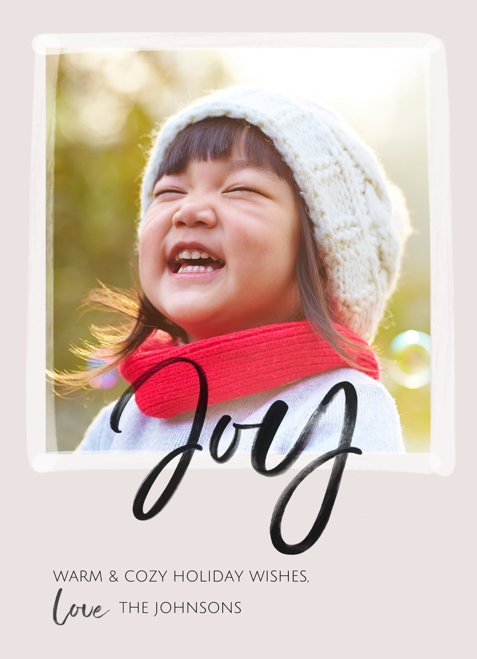 Festive Script-Postcards-Nations Photo Lab-Portrait-Platinum-Happy Holidays-Nations Photo Lab