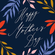 Floral Mom-Photo Books-Nations Photo Lab-Dark Cerulean-Nations Photo Lab