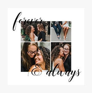 Forever And Always-Collage Prints-Nations Photo Lab-12x12-Nations Photo Lab