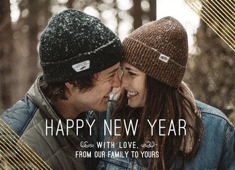 Glitter and Gold-Postcards-Nations Photo Lab-Landscape-Happy New Year-Nations Photo Lab