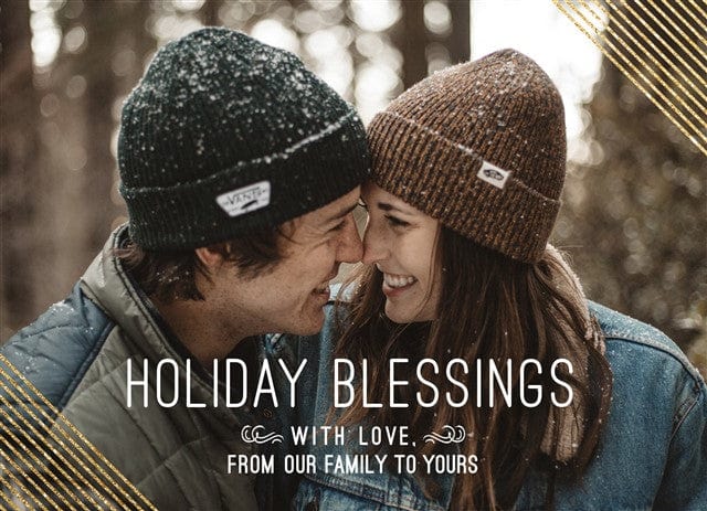 Glitter and Gold-Postcards-Nations Photo Lab-Landscape-Holiday Blessings-Nations Photo Lab