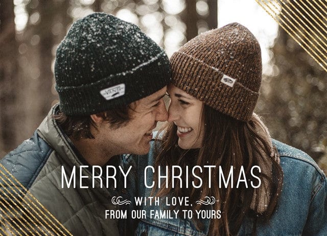 Glitter and Gold-Postcards-Nations Photo Lab-Landscape-Merry Christmas-Nations Photo Lab