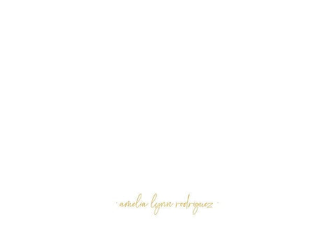 Handwritten Happiness-Stationery Cards-Nations Photo Lab-Landscape-Metallic Gold-Nations Photo Lab