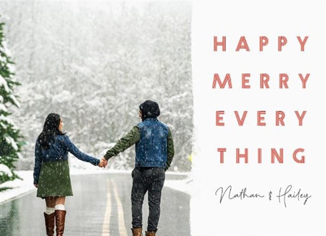 Happy Merry Everything-Postcards-Nations Photo Lab-Landscape-New York Pink-Nations Photo Lab