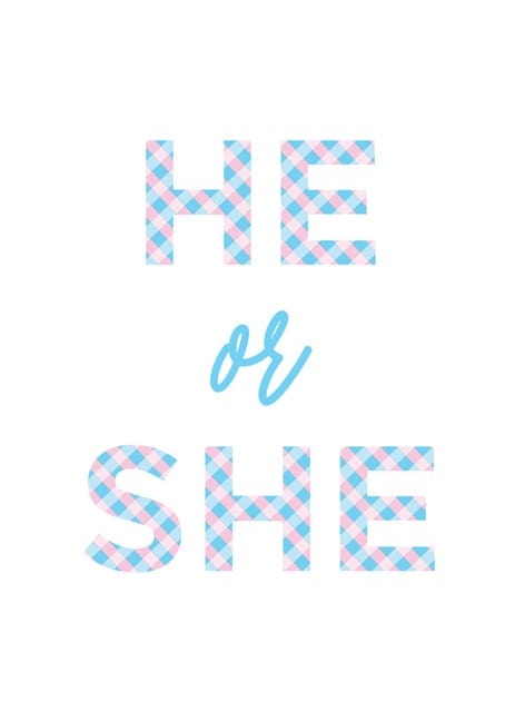 He or She | Baby Shower Invitations 2025 | Nations Photo Lab