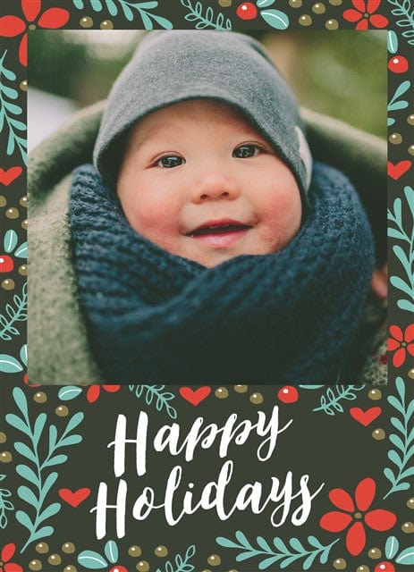 Holiday Joy-Postcards-Nations Photo Lab-Portrait-Happy Holidays-Nations Photo Lab