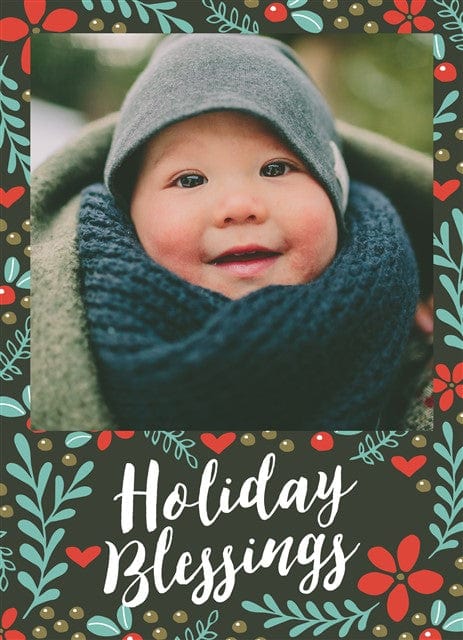 Holiday Joy-Postcards-Nations Photo Lab-Portrait-Holiday Blessings-Nations Photo Lab