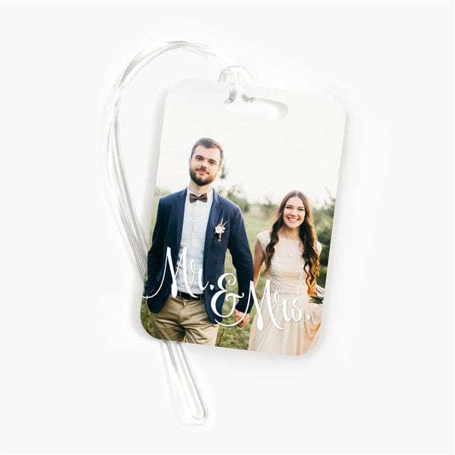 Just Married Script | Luggage Tags | Nations Photo Lab