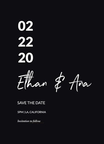 Lovely Modern-Postcards-Nations Photo Lab-Portrait-Black Stain-Nations Photo Lab