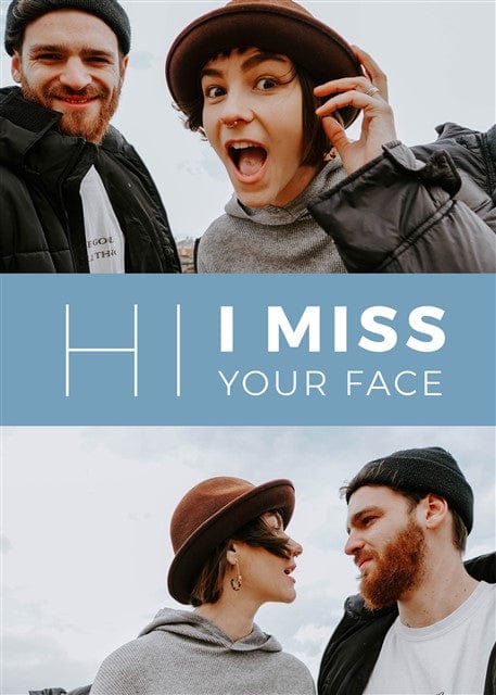 Miss Your Face-Photo Greeting Cards-Nations Photo Lab-Portrait-Spray-Nations Photo Lab