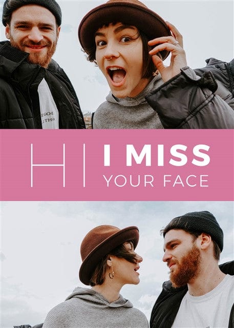 Miss Your Face-Photo Greeting Cards-Nations Photo Lab-Portrait-Lily-Nations Photo Lab
