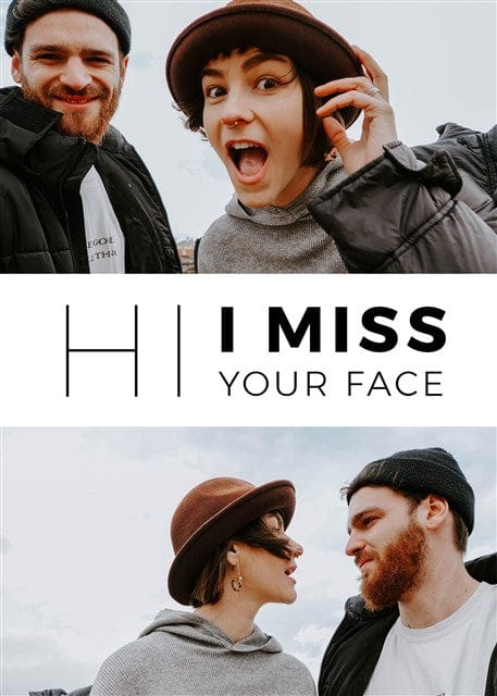 Miss Your Face-Photo Greeting Cards-Nations Photo Lab-Portrait-White Smoke-Nations Photo Lab