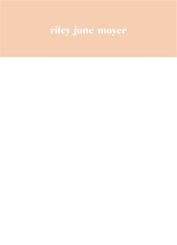 Neatly Named-Stationery Cards-Nations Photo Lab-Portrait-Pink Lady-Nations Photo Lab