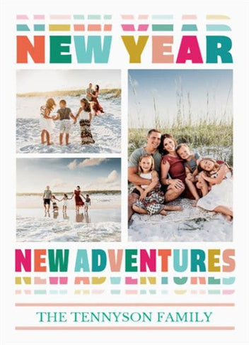 New Year New Adventures | Holiday Cards 2026 | Nations Photo Lab