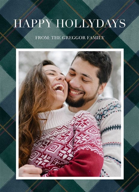 Peace And Plaid-Postcards-Nations Photo Lab-Portrait-William-Nations Photo Lab