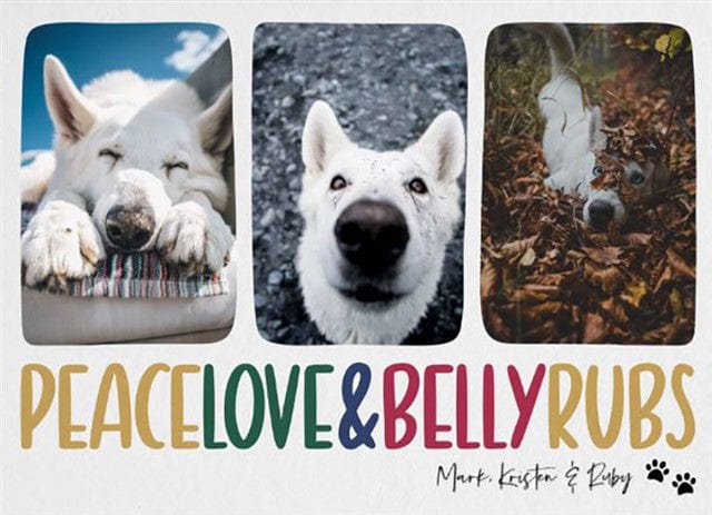 Peace Love and Bellyrubs-Postcards-Nations Photo Lab-Landscape-Nations Photo Lab
