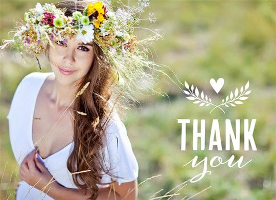 Romantic Overlay Thank You