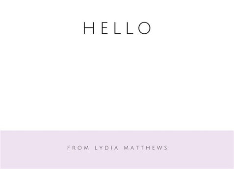 Saying Hello-Stationery Cards-Nations Photo Lab-Landscape-Snuff-Nations Photo Lab