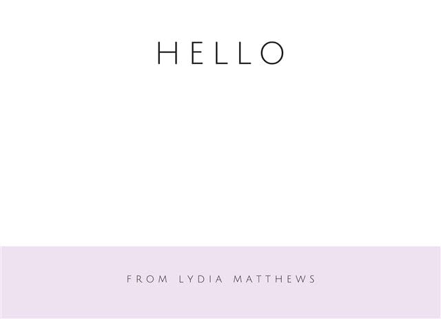 Saying Hello-Stationery Cards-Nations Photo Lab-Landscape-Snuff-Nations Photo Lab