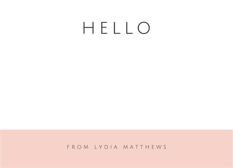 Saying Hello-Stationery Cards-Nations Photo Lab-Landscape-Watusi-Nations Photo Lab