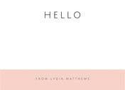 Saying Hello-Stationery Cards-Nations Photo Lab-Landscape-Watusi-Nations Photo Lab