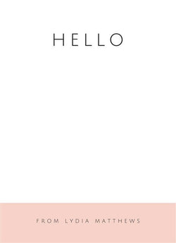 Saying Hello-Stationery Cards-Nations Photo Lab-Portrait-Watusi-Nations Photo Lab