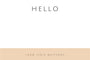 Saying Hello-Stationery Cards-Nations Photo Lab-Landscape-Pink Lady-Nations Photo Lab