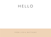 Saying Hello-Stationery Cards-Nations Photo Lab-Landscape-Pink Lady-Nations Photo Lab
