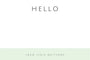 Saying Hello-Stationery Cards-Nations Photo Lab-Landscape-Panache-Nations Photo Lab