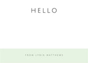 Saying Hello-Stationery Cards-Nations Photo Lab-Landscape-Panache-Nations Photo Lab