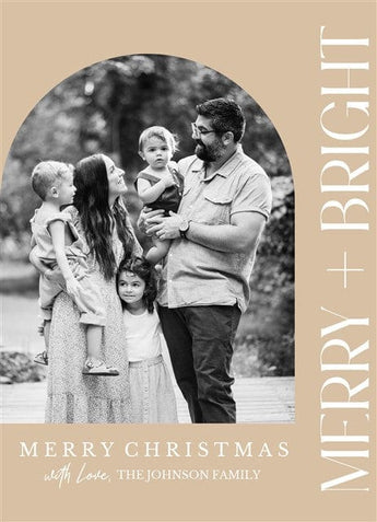 Serene Joy-Postcards-Nations Photo Lab-Portrait-Dark Vanilla-Merry Christmas-Nations Photo Lab