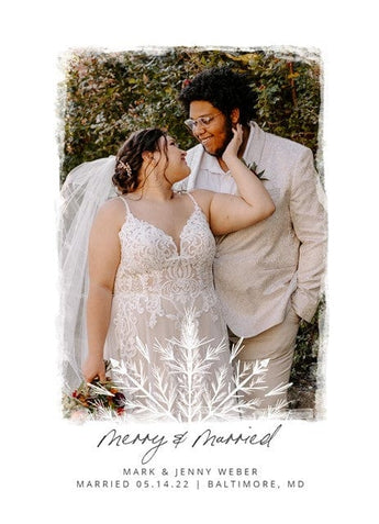 Serene Snowflake-Postcards-Nations Photo Lab-Portrait-White-Just Married-Nations Photo Lab