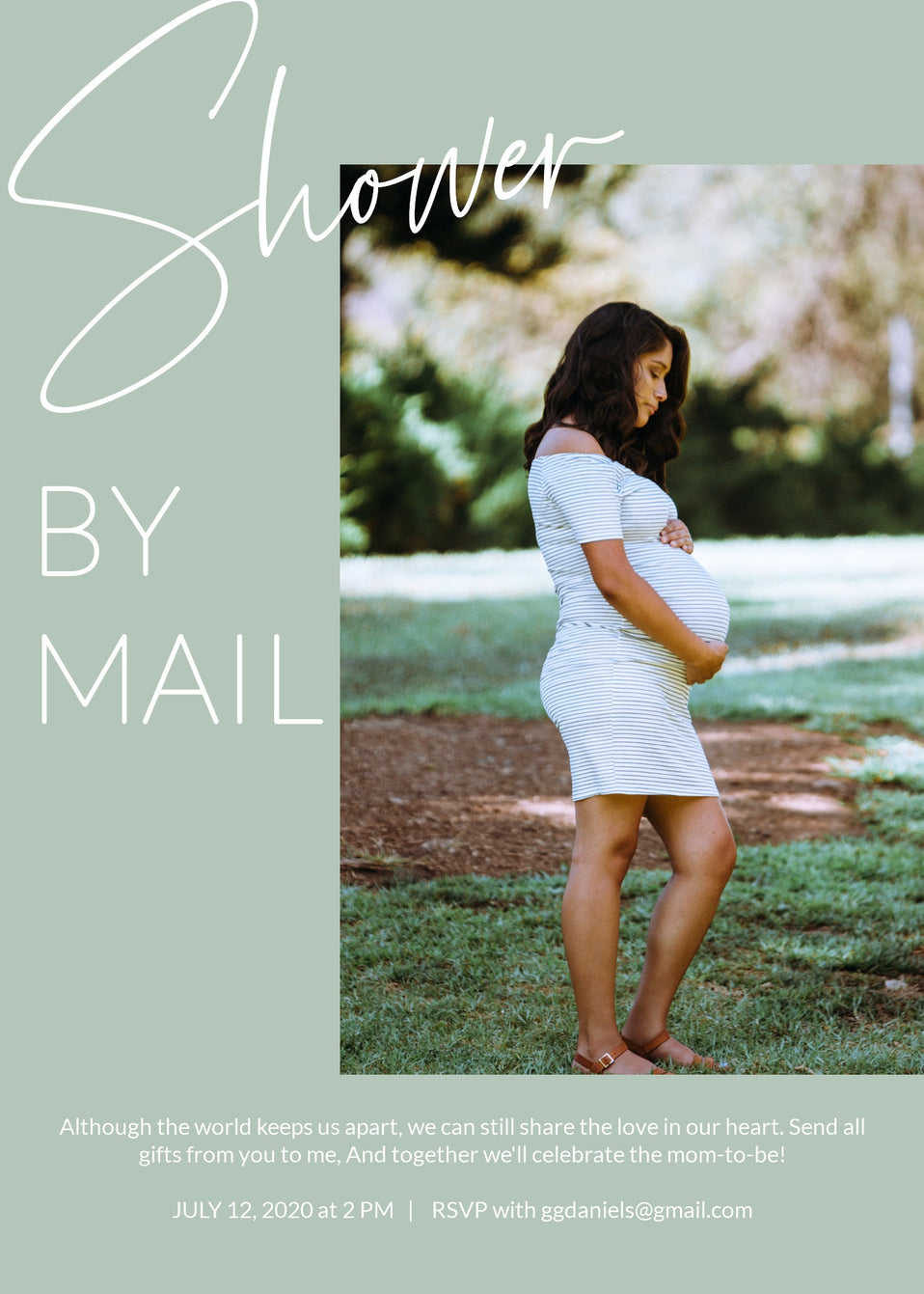 Simple And Sweet-Photo Greeting Cards-Nations Photo Lab-Portrait-Aero Blue-Nations Photo Lab