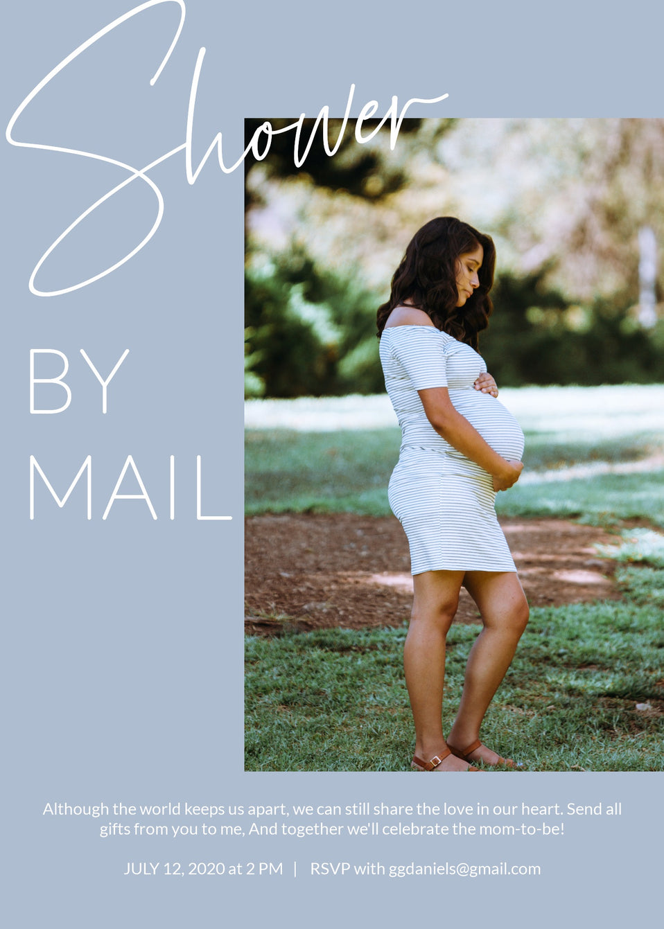 Simple And Sweet-Photo Greeting Cards-Nations Photo Lab-Portrait-Pale Light Blue-Nations Photo Lab