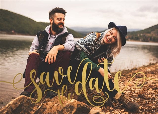 Sweetest Script-Foil Cards-Nations Photo Lab-Landscape-Nations Photo Lab